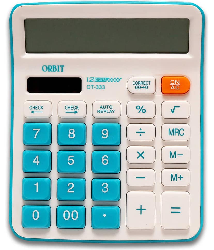 ORBIT CK 12 Digits Basic Calculator