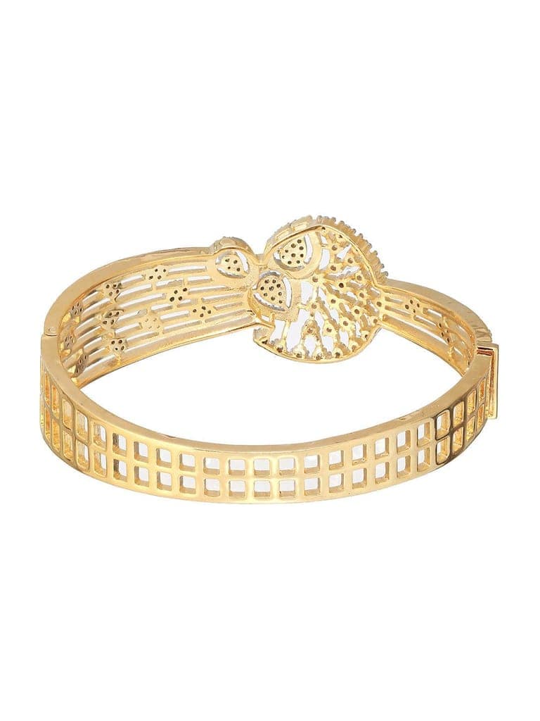 Gold Plated White Zircon Designer Bracelet view 7