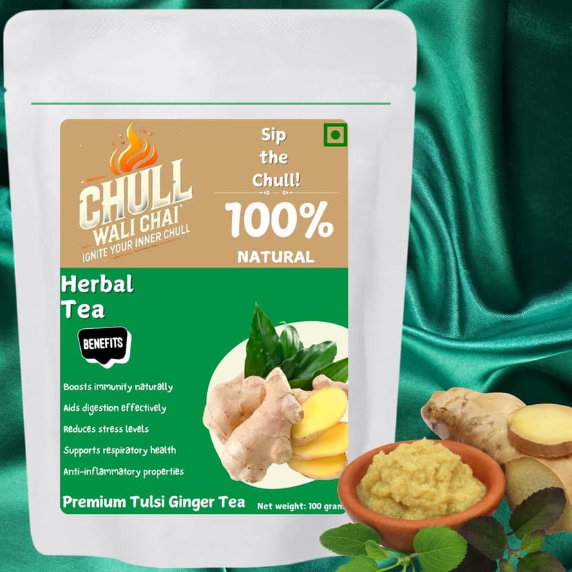 Premium Tulsi Ginger Tea view 3