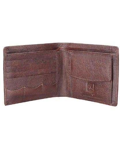 Walletsnbags Men's Leather Wallet (Brown) view 2
