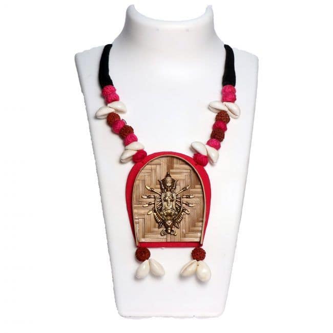 Dokra Radha Krishna Necklace view 2