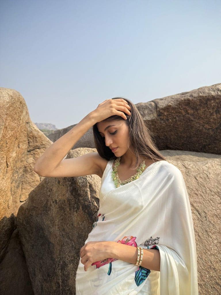 Asmita Green Aventurine Waterfall SP Necklace view 3