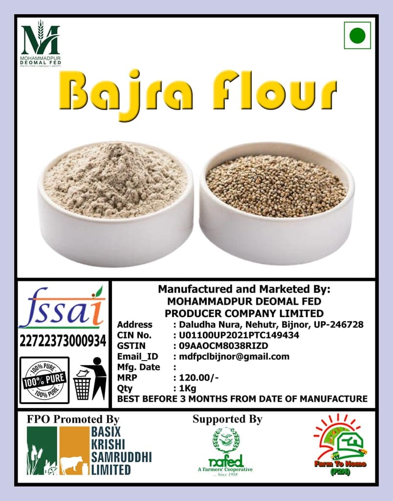 Bajra Flour -1 Kg (pack of 3) view 2