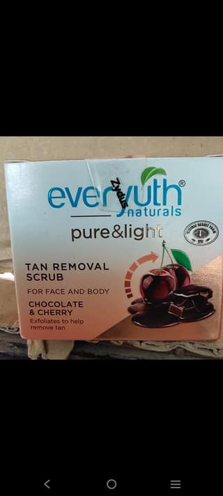 Everyuth pure and light tan removal scrub