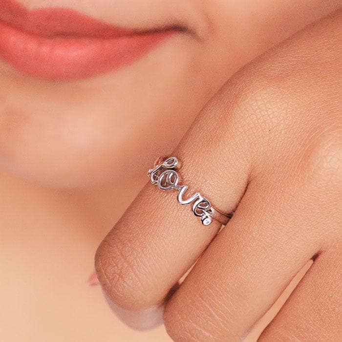 Silver Forever Love Ring view 2