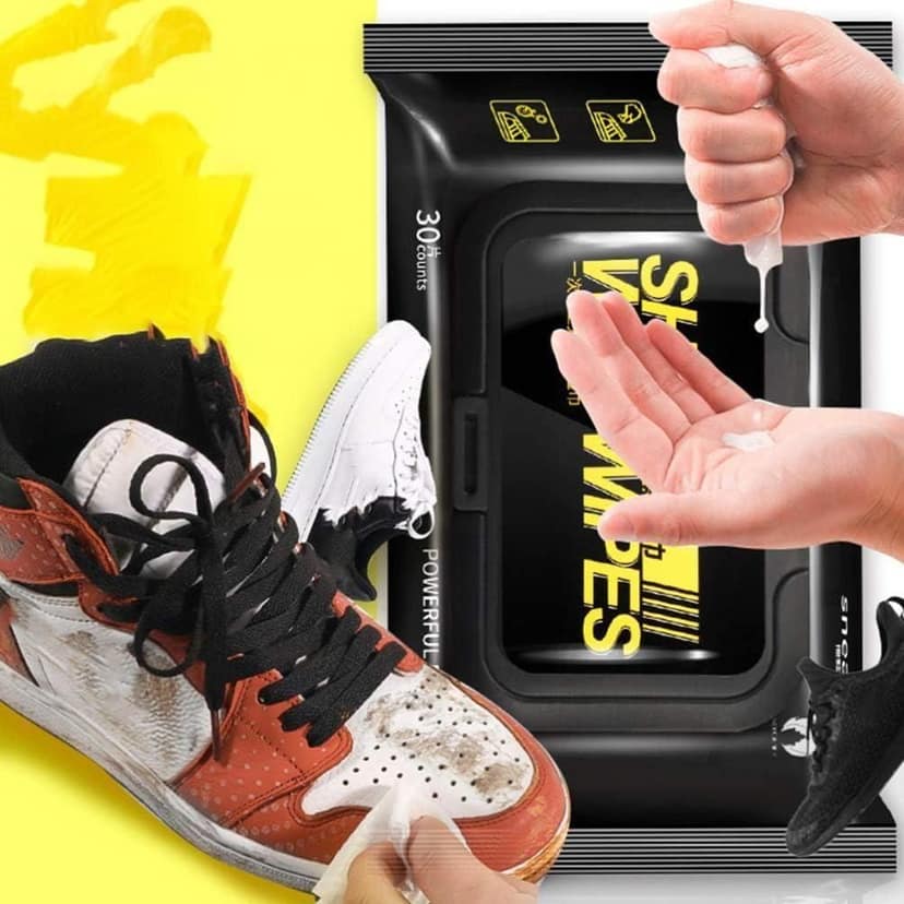 Sneaker & Shoe Cleaner Wipes(1 Packs of 80) view 2