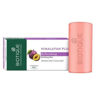 BIOTIQUE HIMALAYA PLUM BATHING BAR 150G