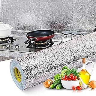 Right Traders Itchen Oil Proof Waterproof Sticker Aluminum Foil Kitchen Sto
