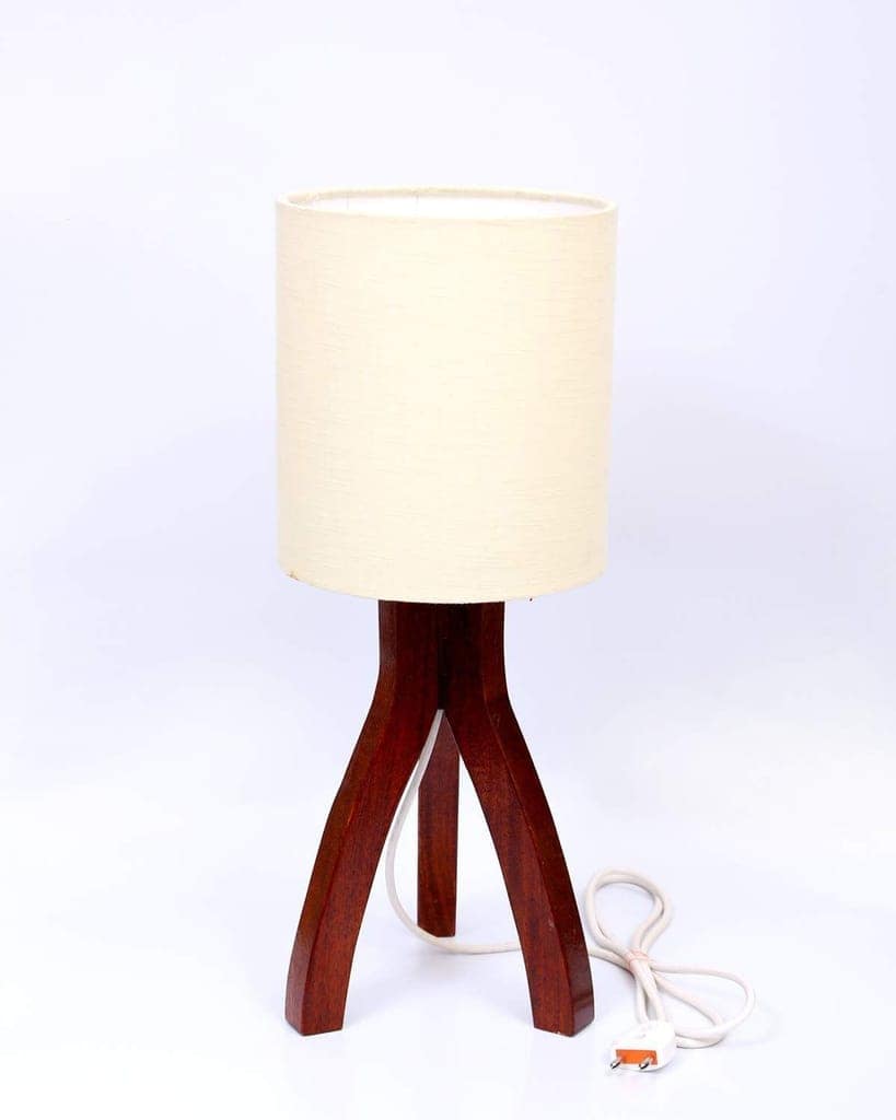 LIGHT ANGLE Table Lamp for Bedroom Home Decoration Night Lamp Bedside Lamps for Living (Beige) view 2