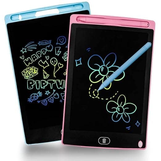 Pack of 1 LCD Writing Tablets for Kids, 8.5 Inch Electronic Doodle Boards with Stylus