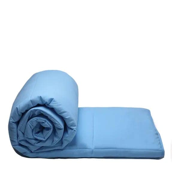 CoolBreeze All Weather/ A/c Comforters Quilts blanket Dark Light Blue By Orchid Homez 200GSM (254x244 cm) view 2