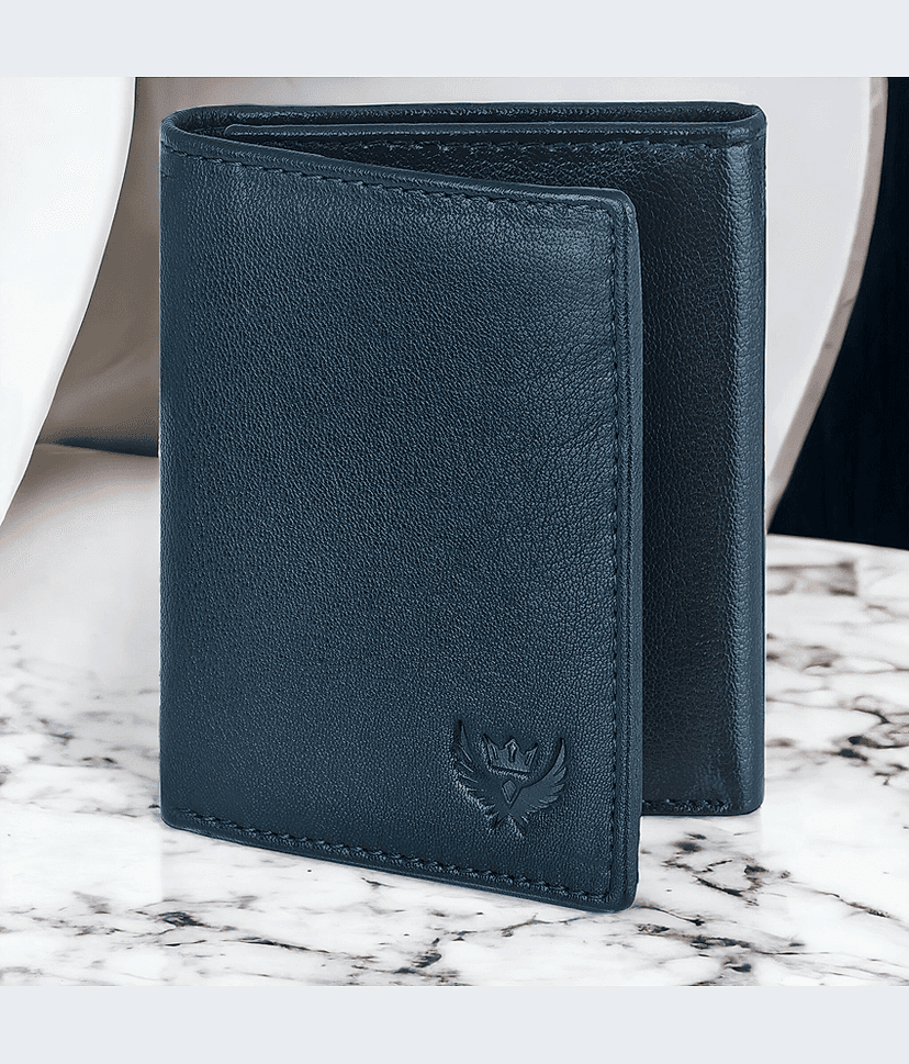 Lorenz Green 100% Leather Men's RFID Wallet ( Pack of 1 )