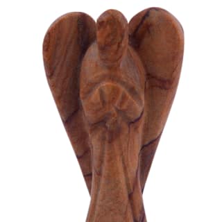 Picher Jasper Angel | Handcarved Statues Figurines Stone of Good Luck - Reiki, Healing Crystal for Physical, Emotional & Spiritual Imbalance | Positive Vibes Energy(KI_63) by Krishna Impex