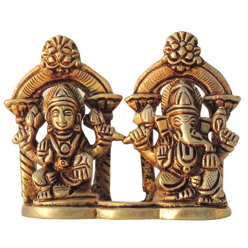 Brass Showpiece Ganesh Ji God Idol Statue (BSMAS1452 C) view 2