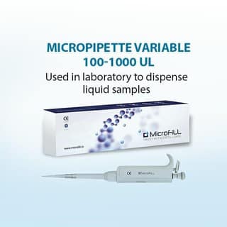 MicroFiLL Variable Volume Micropipette (100-1000 µL)