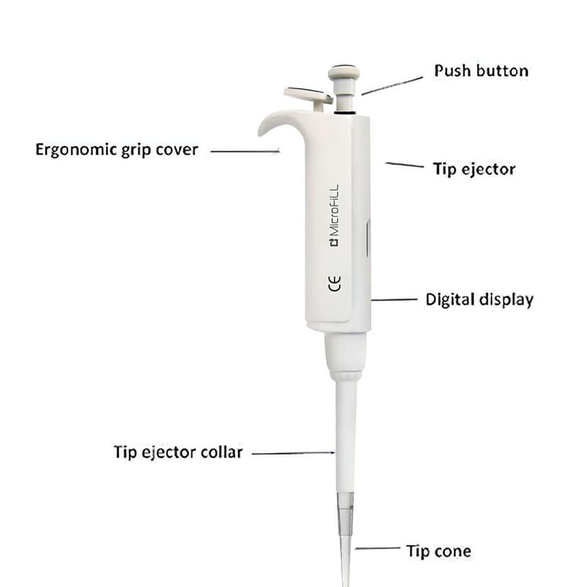MicroFiLL Variable Volume Micropipette (100-1000 µL) view 3
