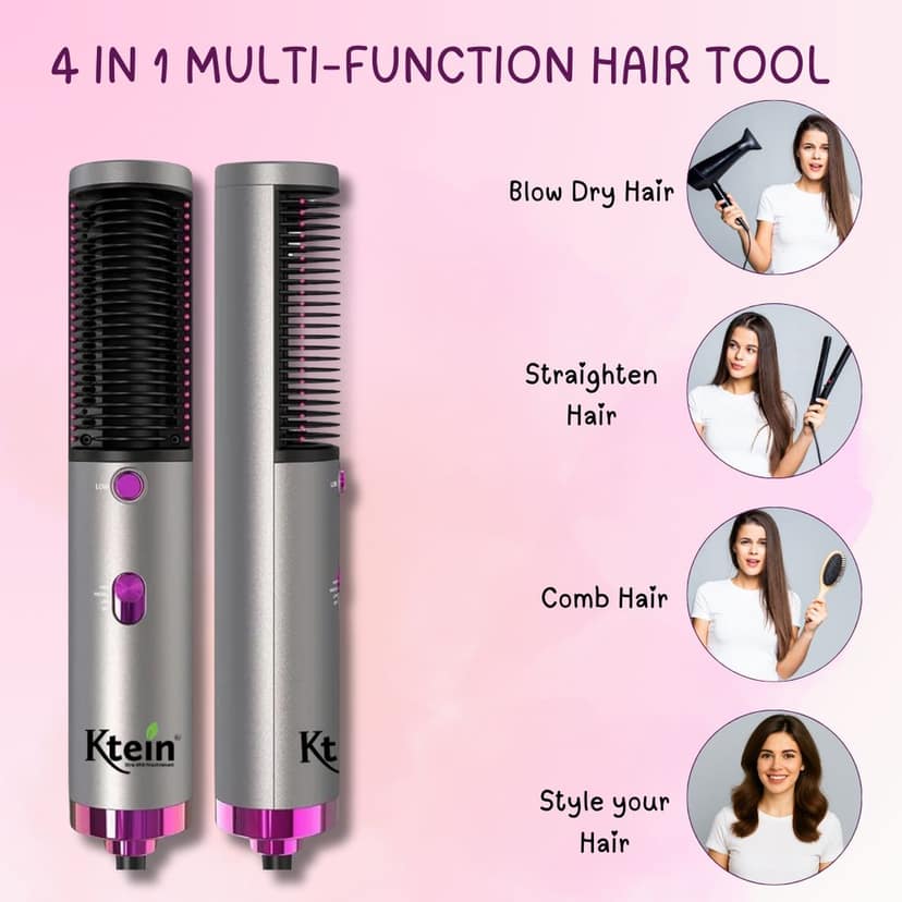 Ktein 4-in-1 Multi-function Professional Hot-Air Brush view 5