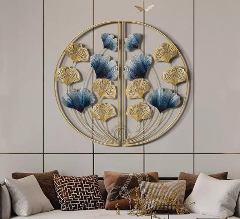 Metal Wall Art Wall Sculpture Wall Hanging Showpiece Perfect For Home, Hotel,Restaurant, living room Decoration. (09-D)