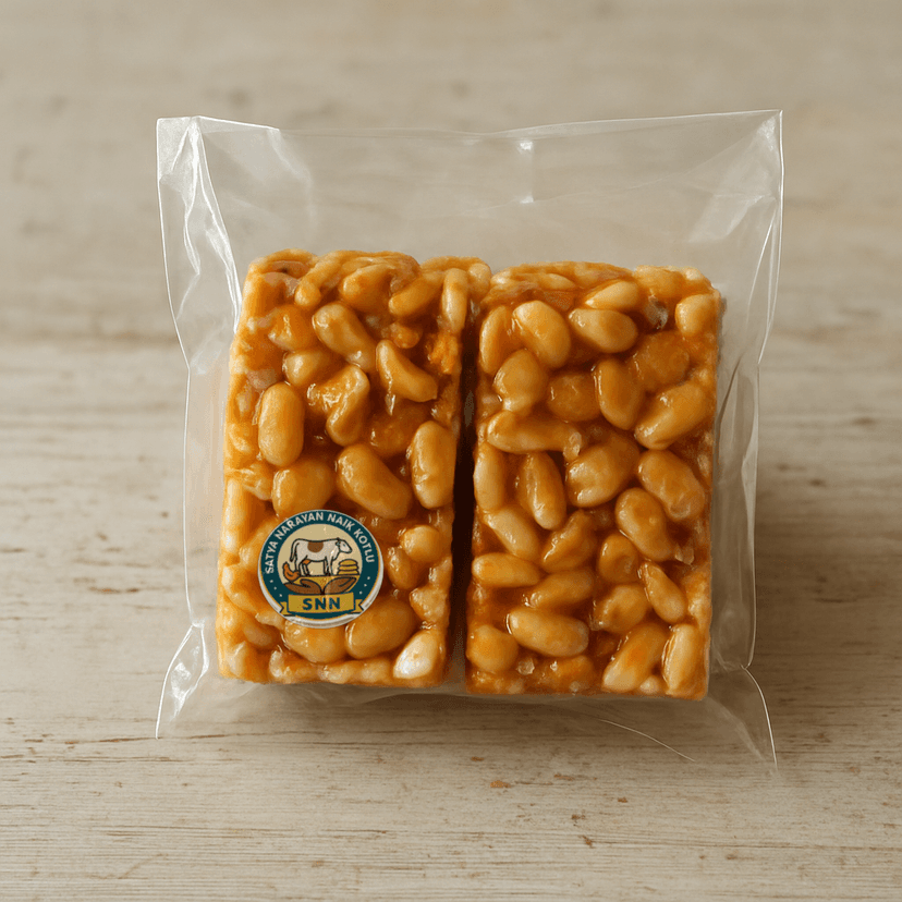 Satya Narayan Naik Kotlu's peanut chikki