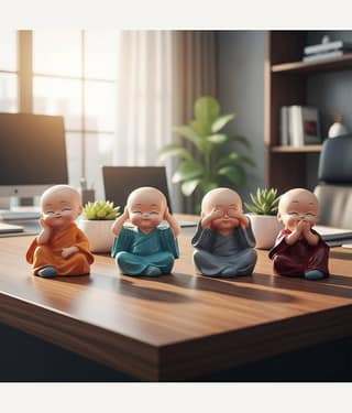 Mini Decorative Showpiece Set for Car Dashboard Home Decor | Cute Figurines for Table Desk Living Room Office Decoration Gift Item for Home Decoration Accessories