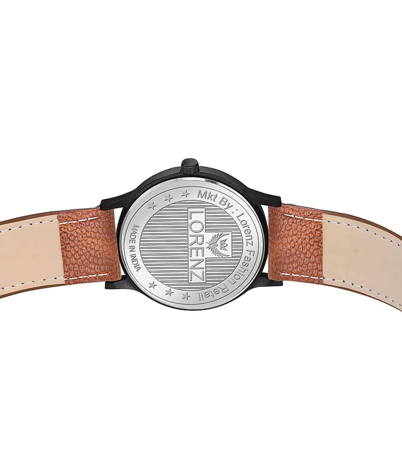 Lorenz Tan Leather Analog Men's Watch view 2