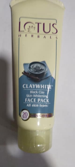 Lotus Herbals Claywhite Skin whitening Face pack