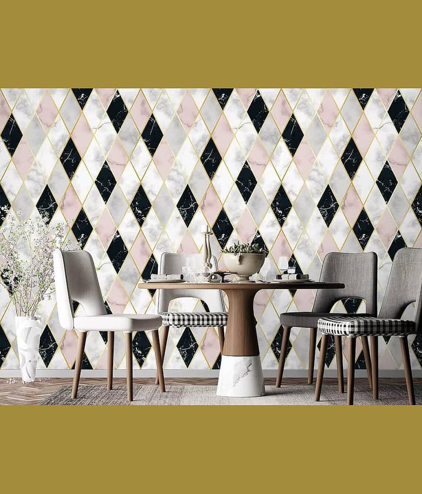 FLETIX Abstract Wallpaper ( 60 x 200 ) cm ( Pack of 2 ) view 2