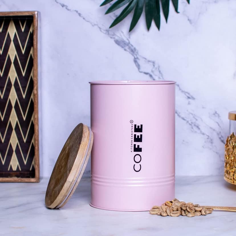 Craftlayout TIN Pink Canister, Pink 900 Ml view 2