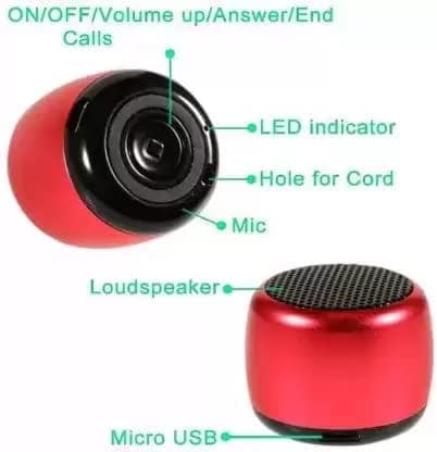 G2L Super Sound Quality Wireless Speaker with HD BASS for All Device with USB Charging Cable. view 4