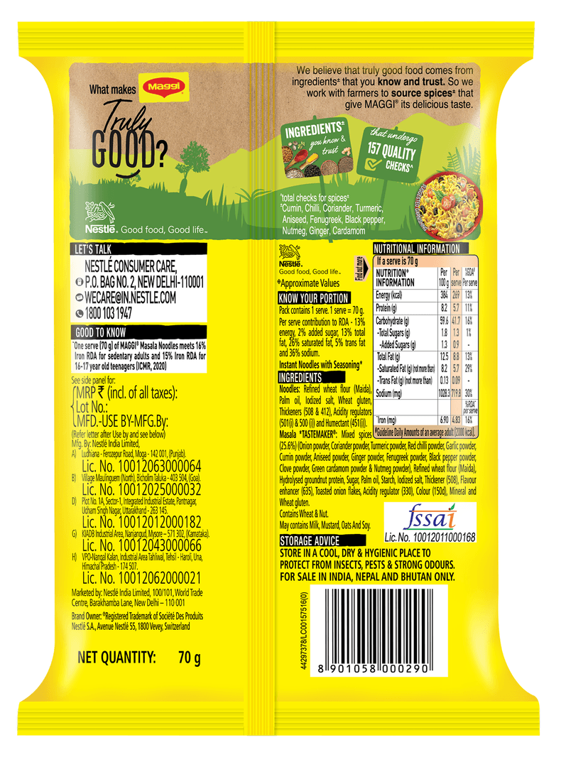 Maggi 2-Minute Noodles Masala view 2