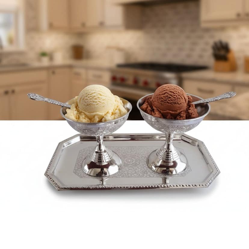 Decorative Ice Cream Set 2 Bowl (BMAS091)
