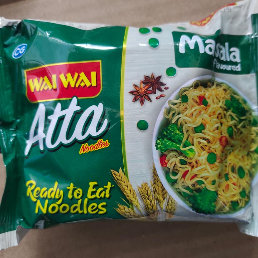 Wai Wai Ready To Eat atta Noodles masala flavour
