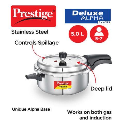 PRESTIGE SS DX A.S DPP.COOKER 5L 20255 view 2
