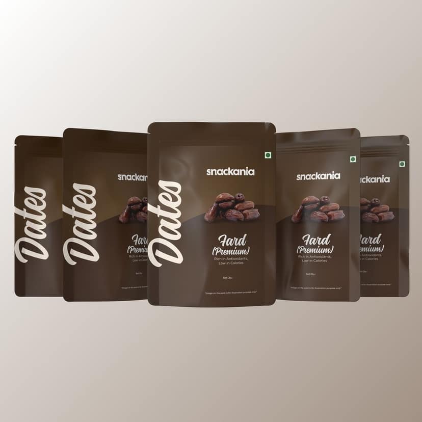 Snackania Fard Dates Premium I Delicious and Nutritious Khajur/Khajoor Dryfruit I Natural Nutrient Powerhouse, Wholesome Snack I Rich In Antioxidants, Vitamins And Minerals 480 Gram view 4