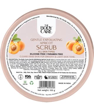 The Body Care Gentle Exfoliating Apricot Facial Scrub ( 100g)