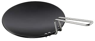 Hawkins Futura Hard Anodised Tawa 24cm (AT24) | Heavy-Gauge Aluminium Roti & Chapati Tawa (Size - 24cm) by Mahavir Home Store