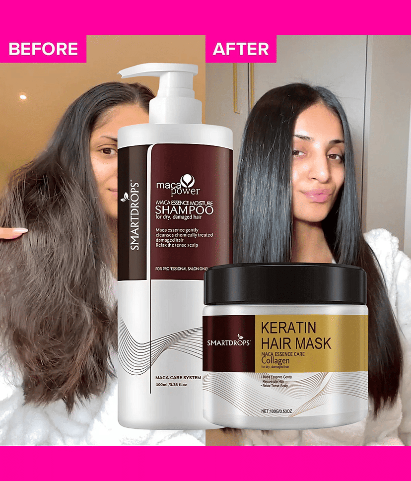Hair Repair Anti Dandruff Hair Mask And Shapmoo | Hair Care Combo Use For Men And Women