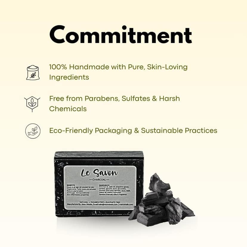 le savon charcoal soap view 4
