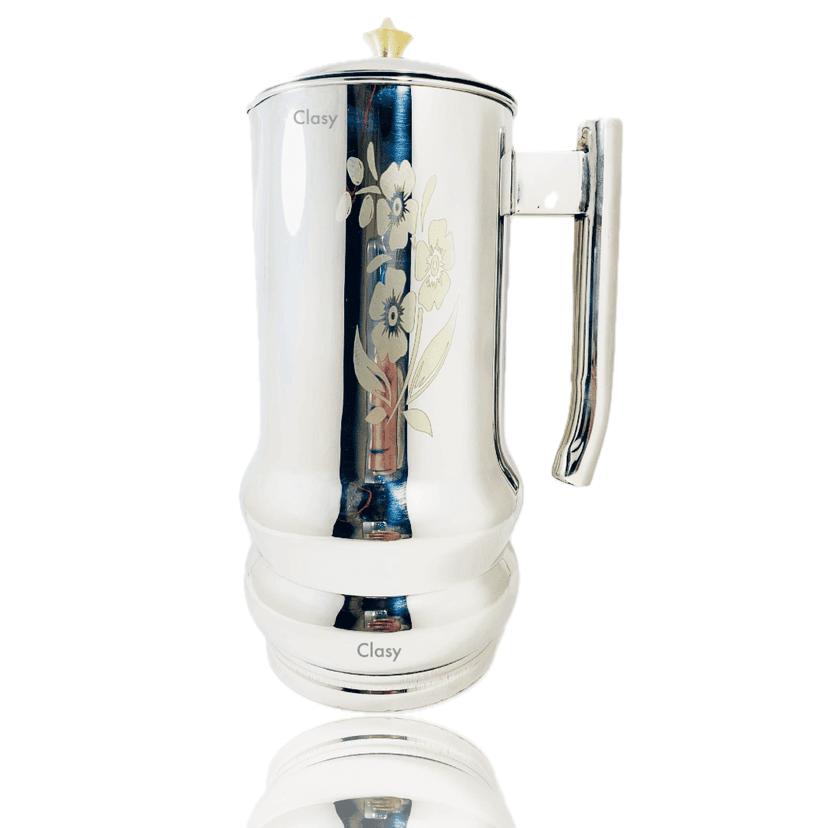 Fancy Stainless Steel Laser Printed Jug 2 Ltr / 500G view 2
