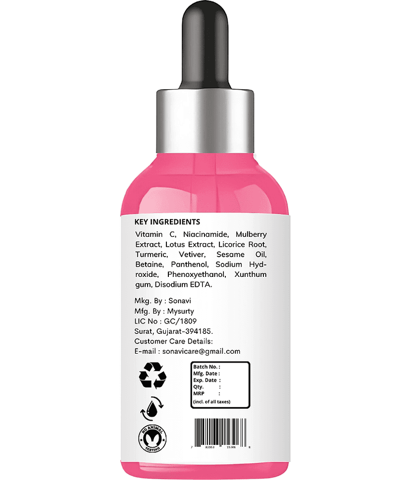 Sonavi Face Serum Vitamin C Maintians Skin Complexion For All Skin Type ( Pack of 1 ) view 2