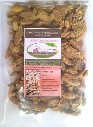 Natural Pahadi Haldi Sabut