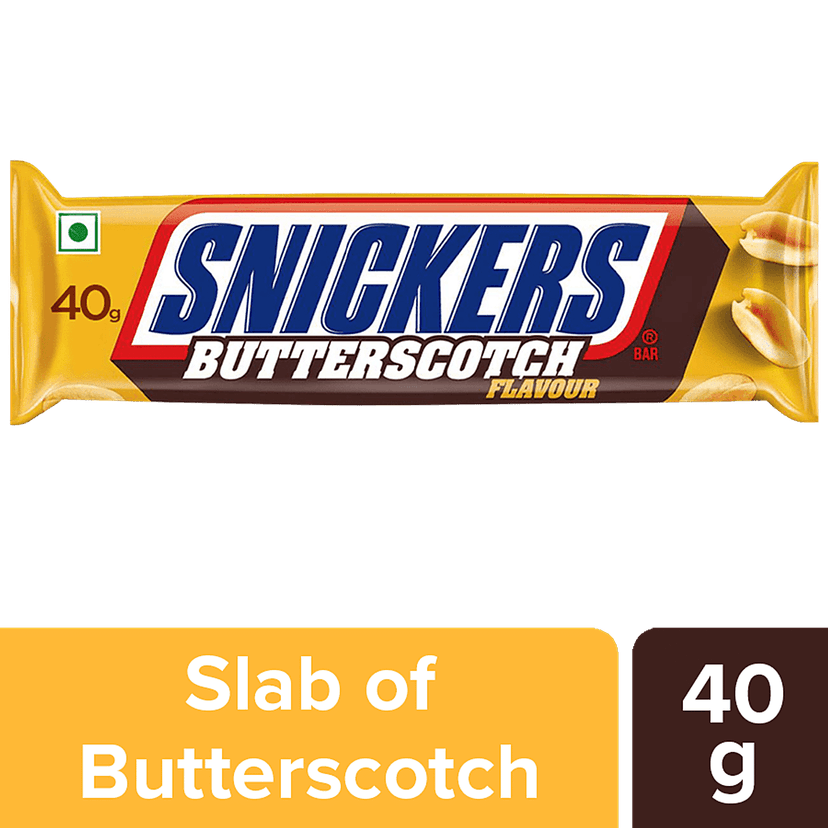 Snickers Butterscotch Chocolate Bar, 40 G
