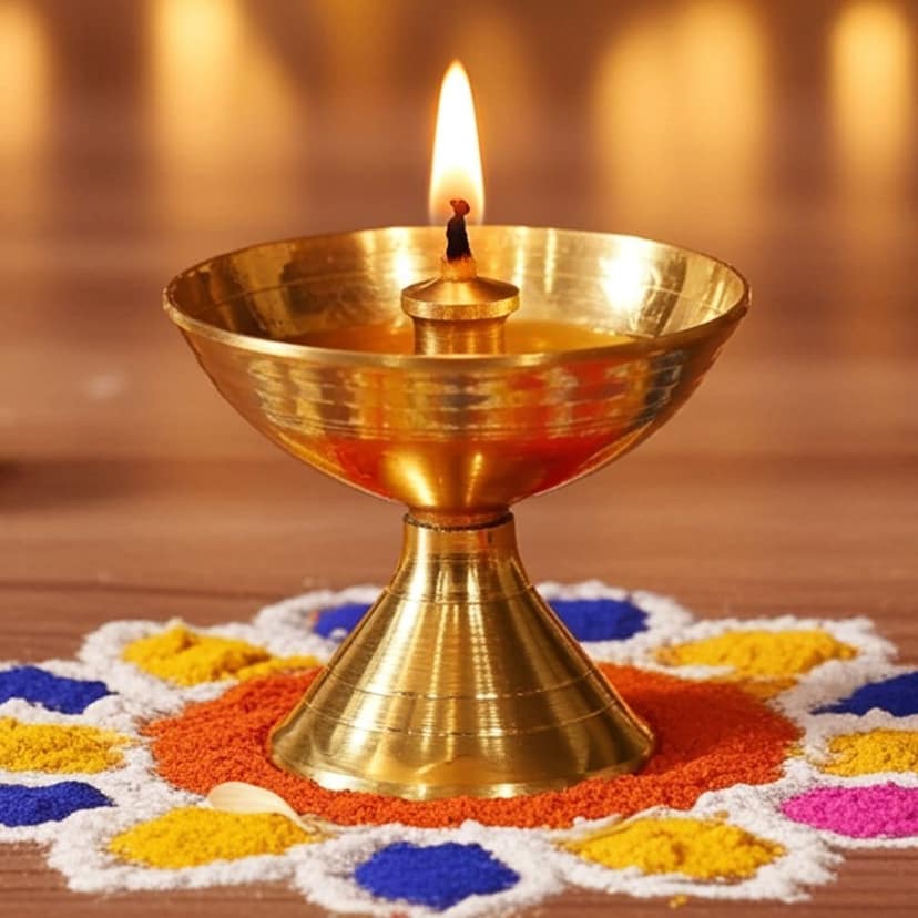 Brass Pyali Deepak No. 0000 (FMAS645 A)