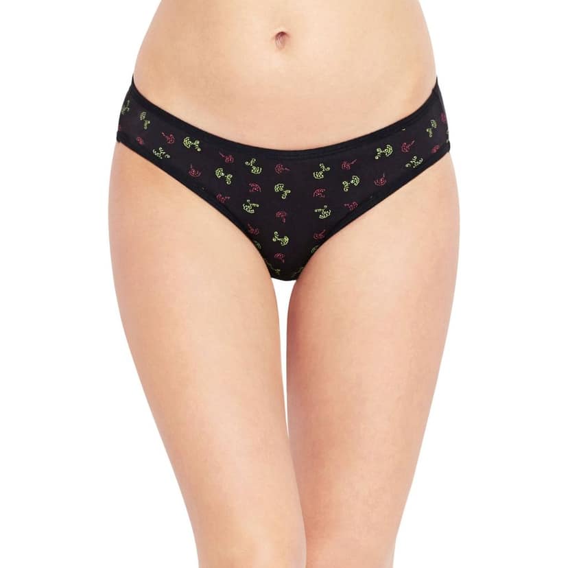 Bodycare women's combed cotton assorted Bikini Panty Pack of 6 ( E13000 ) view 2