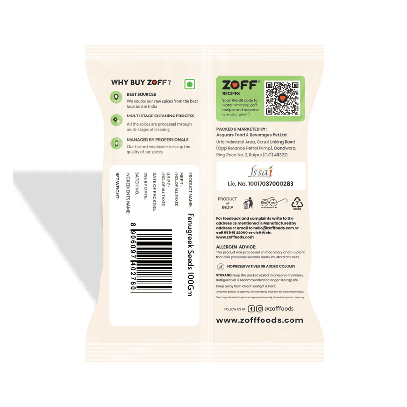 Zoff Fenugreek Seeds view 2