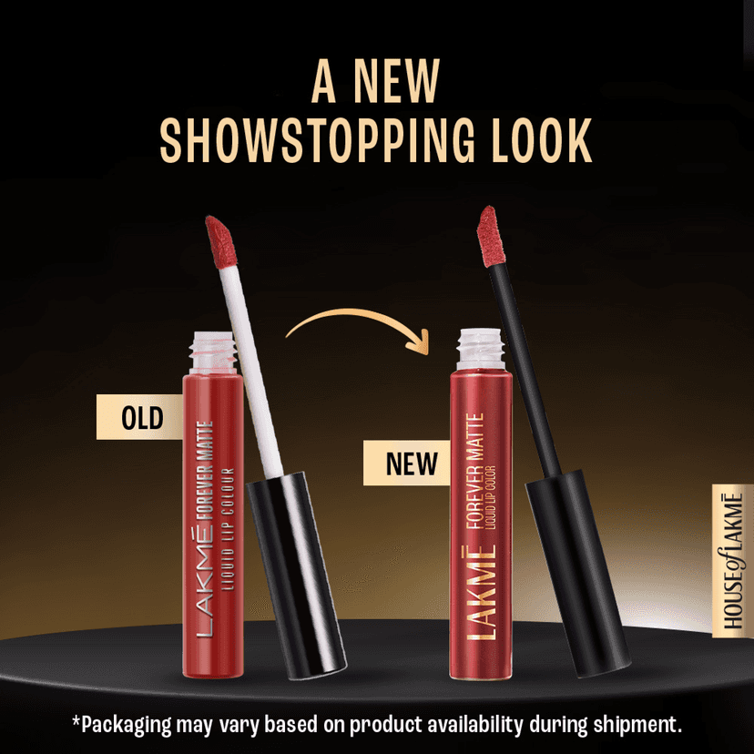 Lakme Forever Matte Liquid Lip, 16hr Lipstick, Lightweight & transferproof - Rich Mahogany view 2