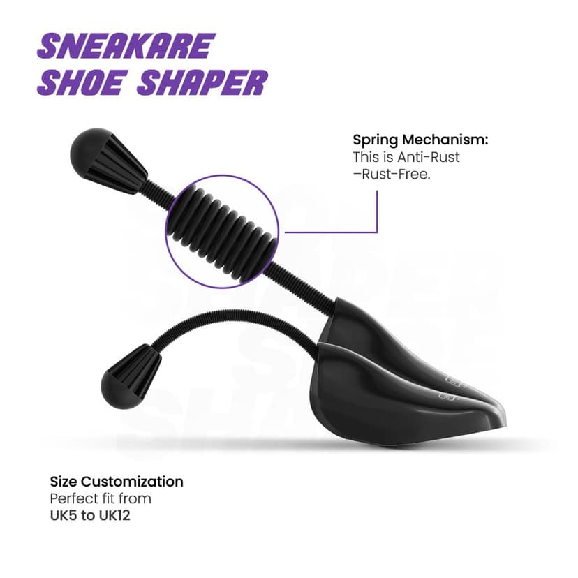 SNEAKARE Shoe Shaper, Shoe Tree for Sneakers, Shoe Shaper for Sneakers, Toe Shaper for Sneakers, Shoe Tree Set 2 Pairs view 3