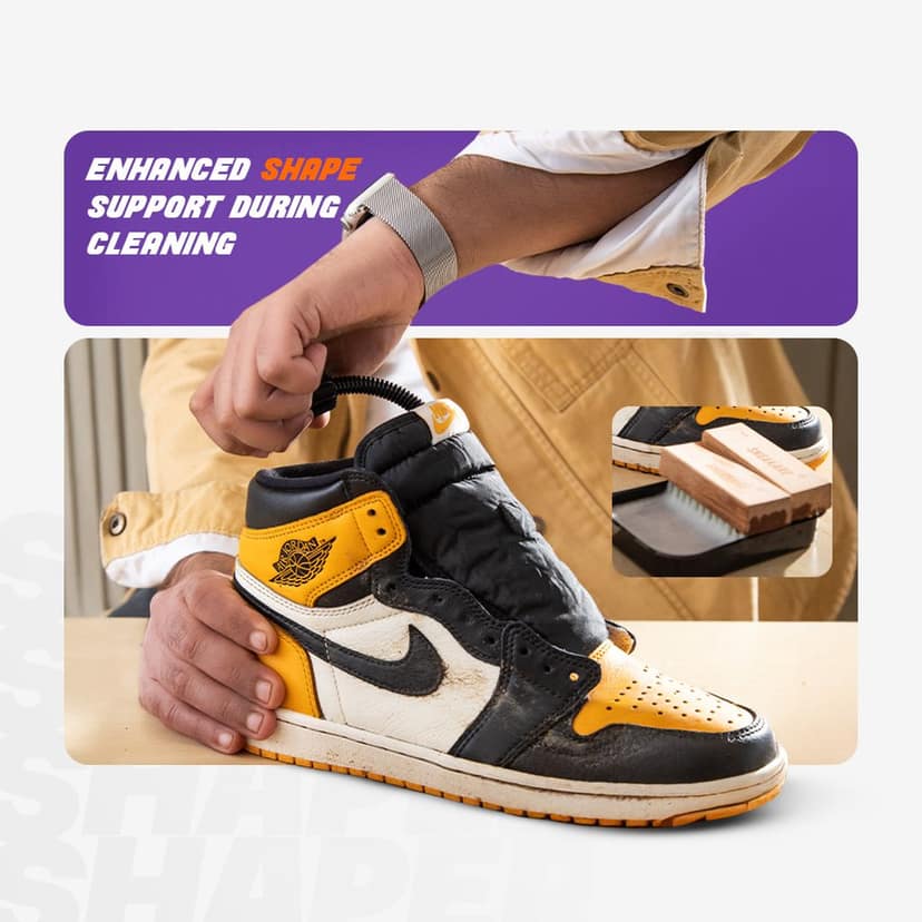 SNEAKARE Shoe Shaper, Shoe Tree for Sneakers, Shoe Shaper for Sneakers, Toe Shaper for Sneakers, Shoe Tree Set 2 Pairs view 6