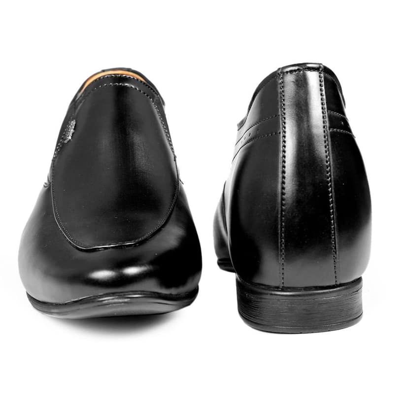 BXXY Men's 9 cm (3.5 Inch) Hidden Height Increasing Faux Leather Material Slip-on Formal Dress Shoes view 7