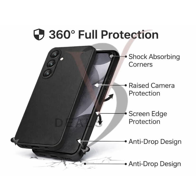 V3Deals Silicone Case Compatible with Samsung Galaxy A55 5G, Samsung A35 | Camera Bump Protection & Inner Velvet Fabric Lining | Ultra Slim Matte Soft Rubberised Case Cover view 4